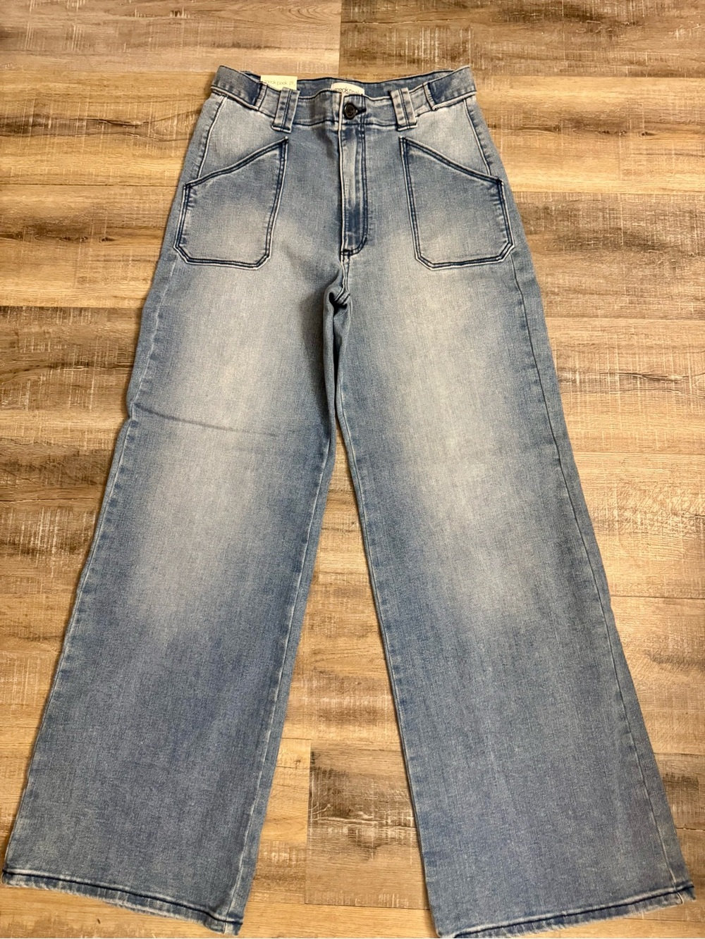 Sneak Peek Wide Leg Trouser Jeans Size 29 NWT High‎ Rise 29x31